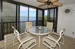 Balcony overlooking the Indian River Intracoastal Waterway.